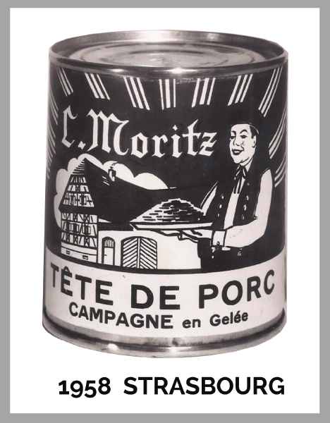 La boucherie Moritz à Strasbourg, années 1950