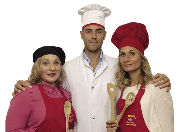 Yves, Francine et Thérèse Moritz