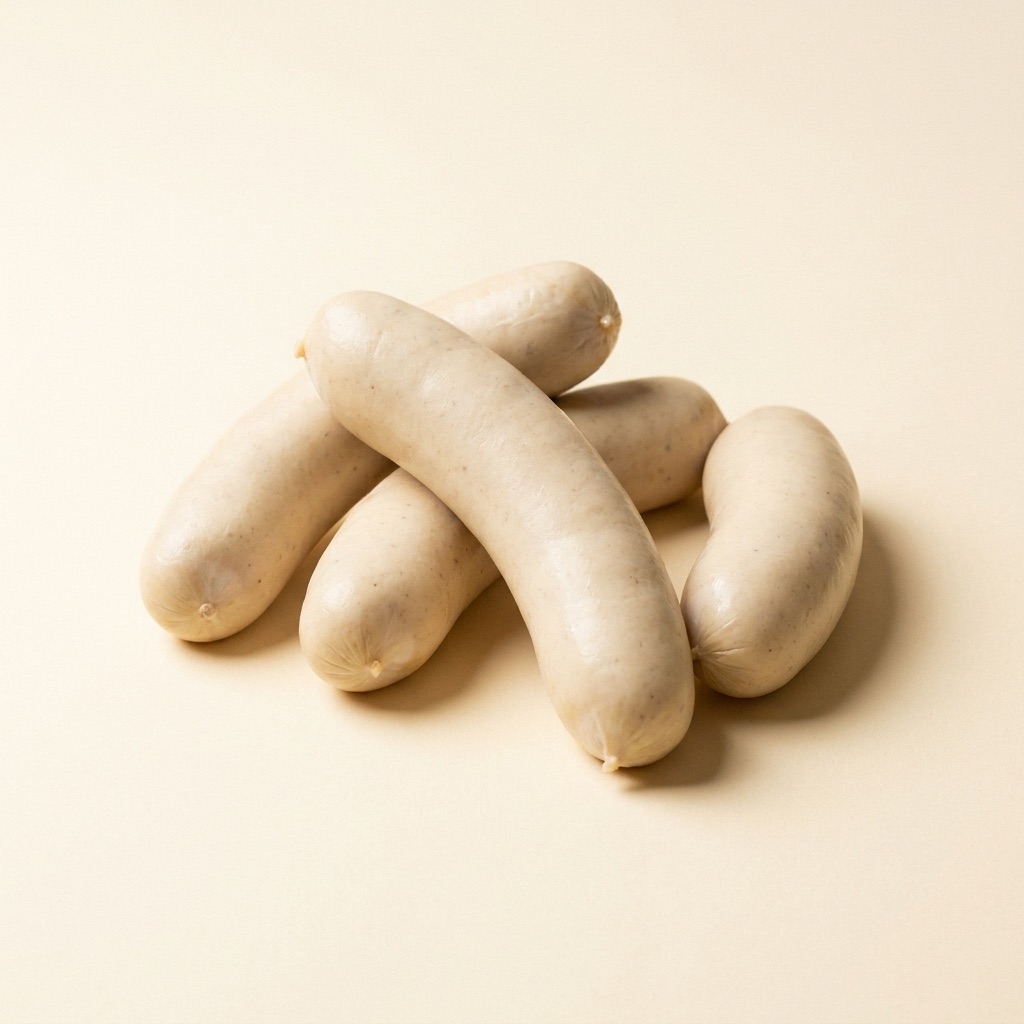 4 saucisses blanches au munster